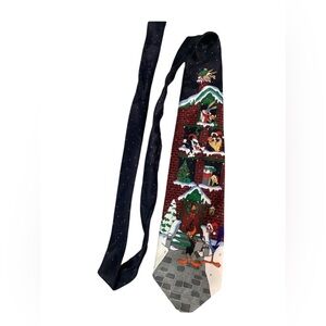 Looney toon Christmas Novelty Necktie